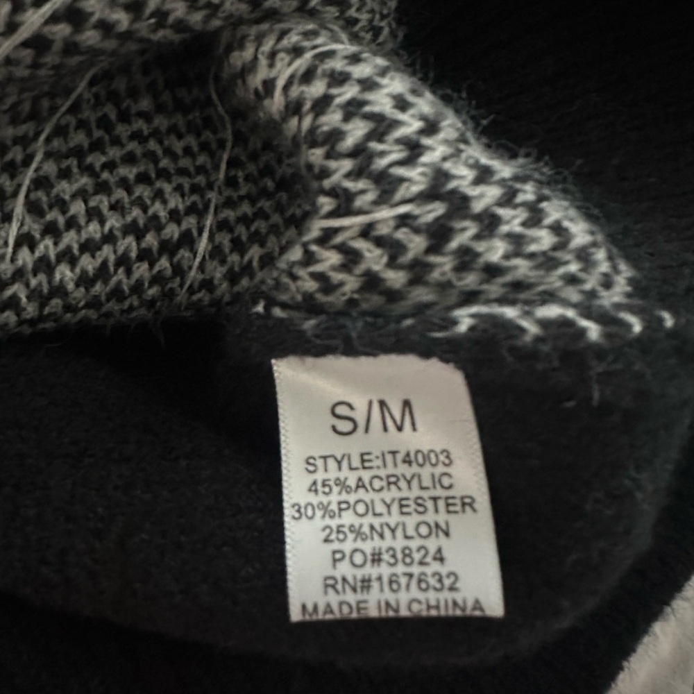 Black Sweater with Silver Sequin Detail - Picture 9 of 9